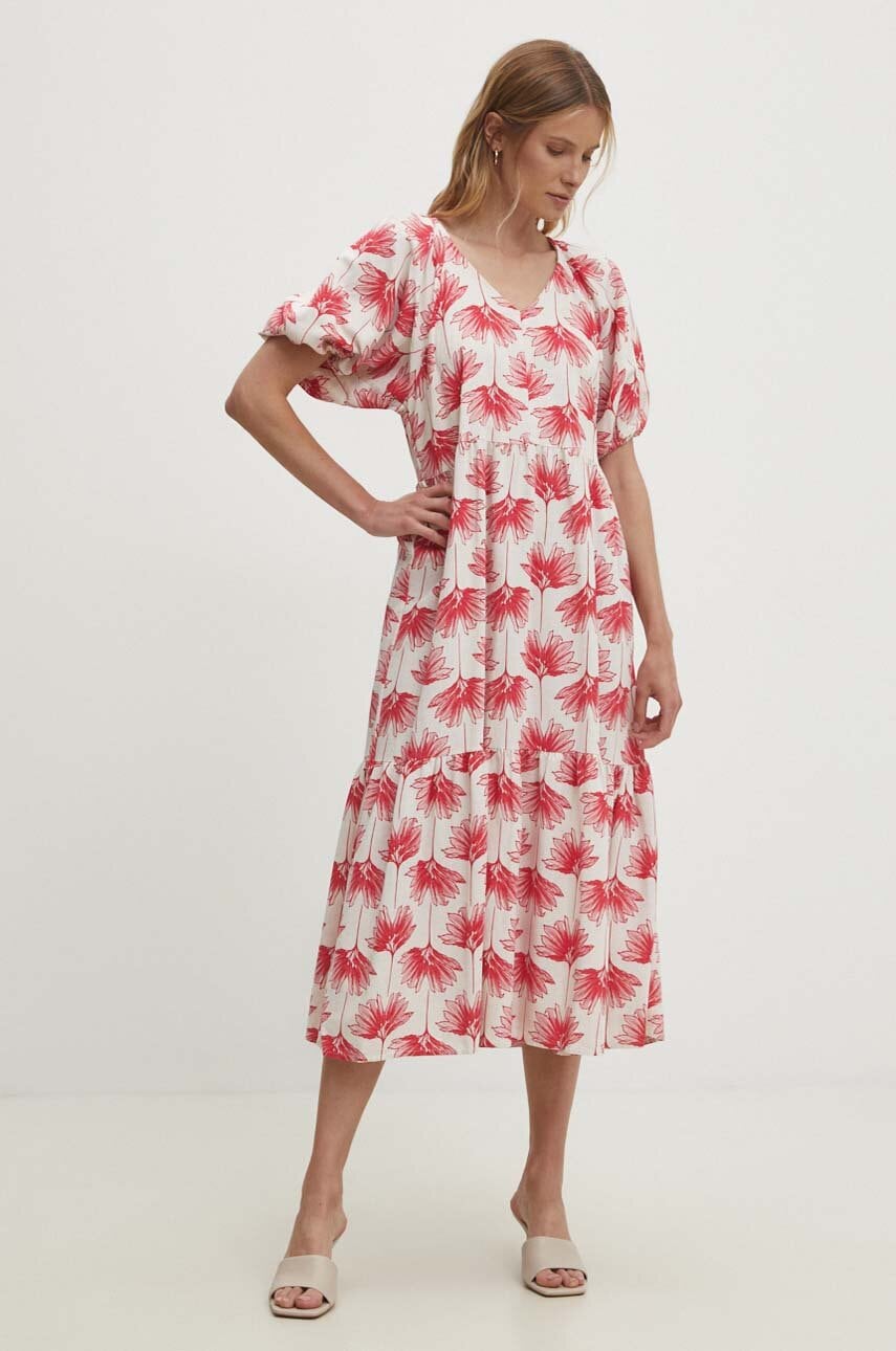 Answear Lab rochie culoarea roz