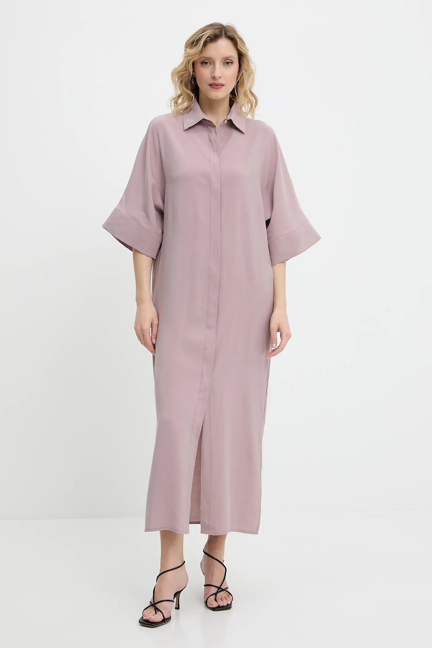 Answear Lab rochie culoarea roz