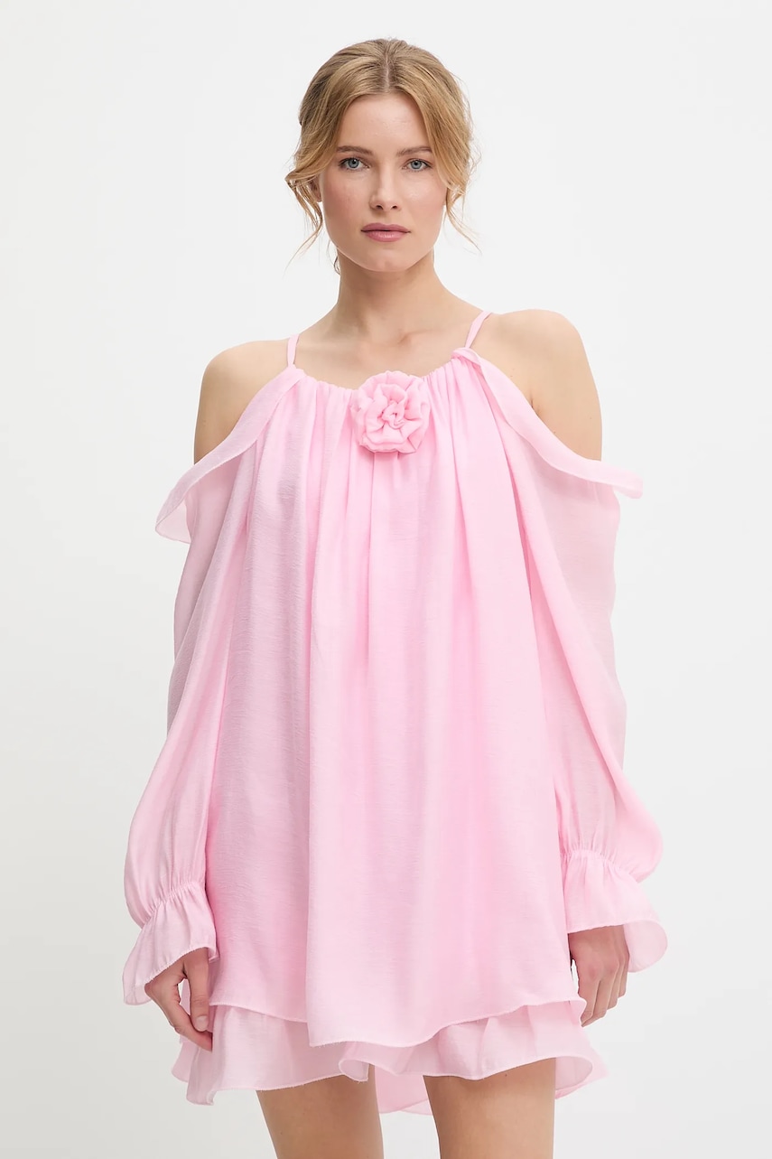Answear Lab rochie culoarea roz