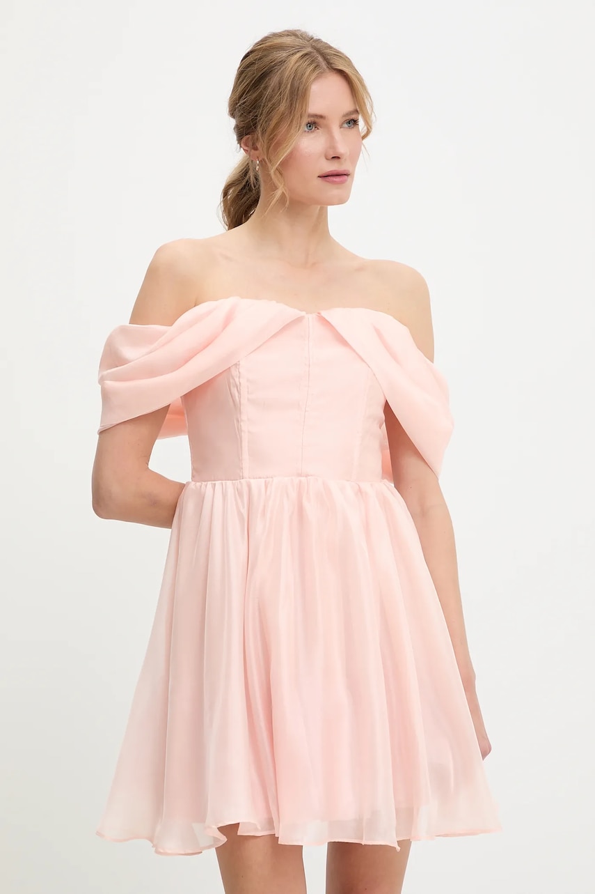 Answear Lab rochie culoarea roz