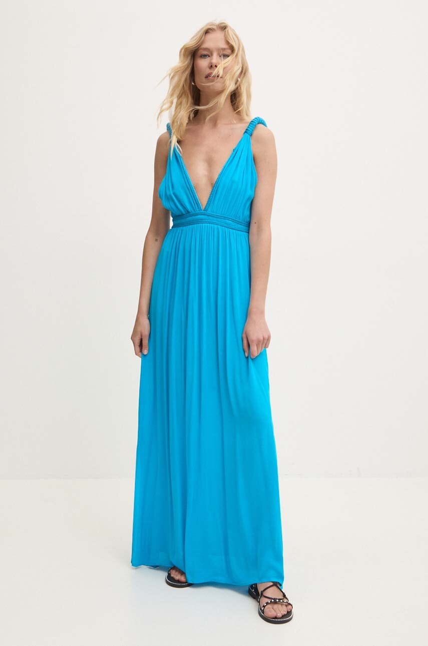 Answear Lab rochie culoarea turcoaz