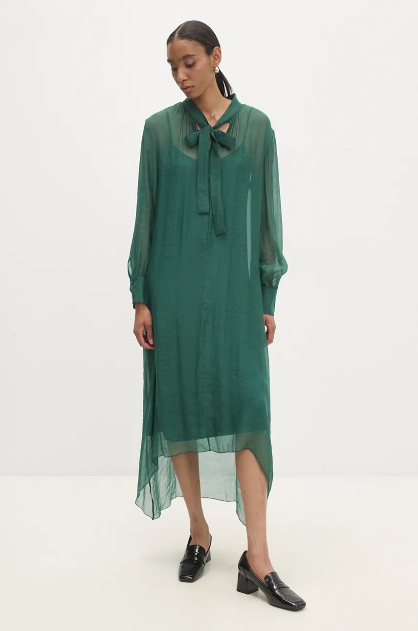 Answear Lab rochie culoarea verde