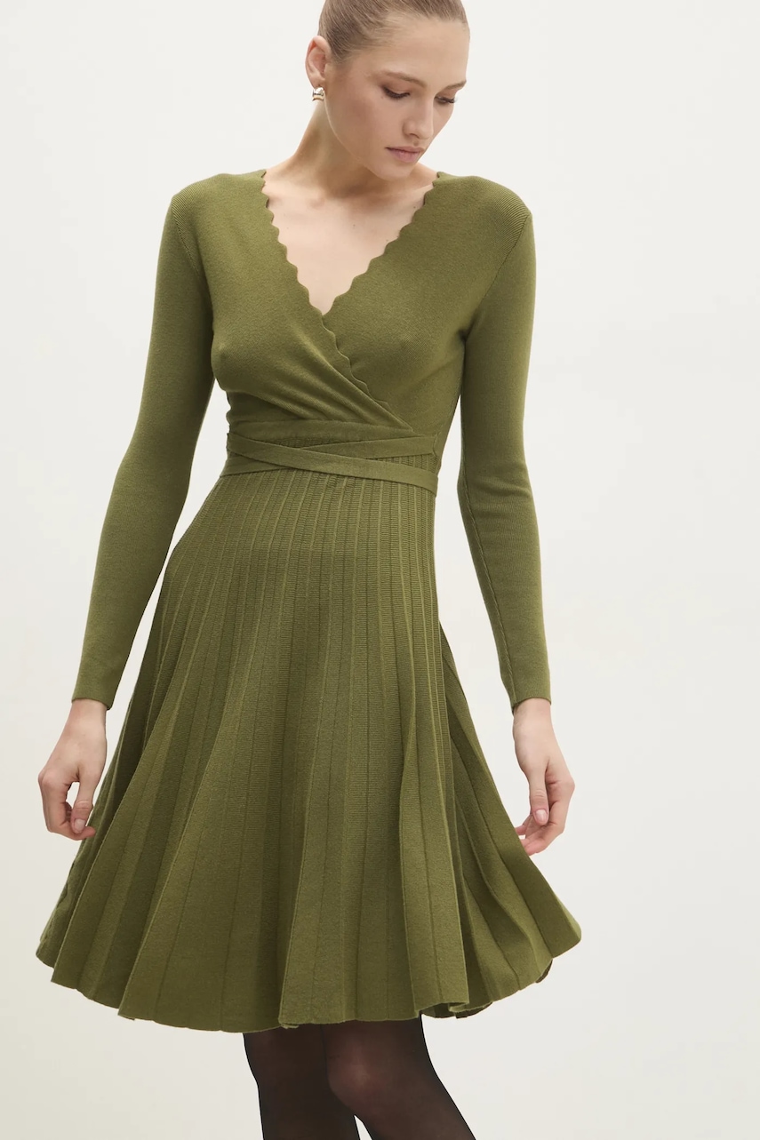 Answear Lab rochie culoarea verde