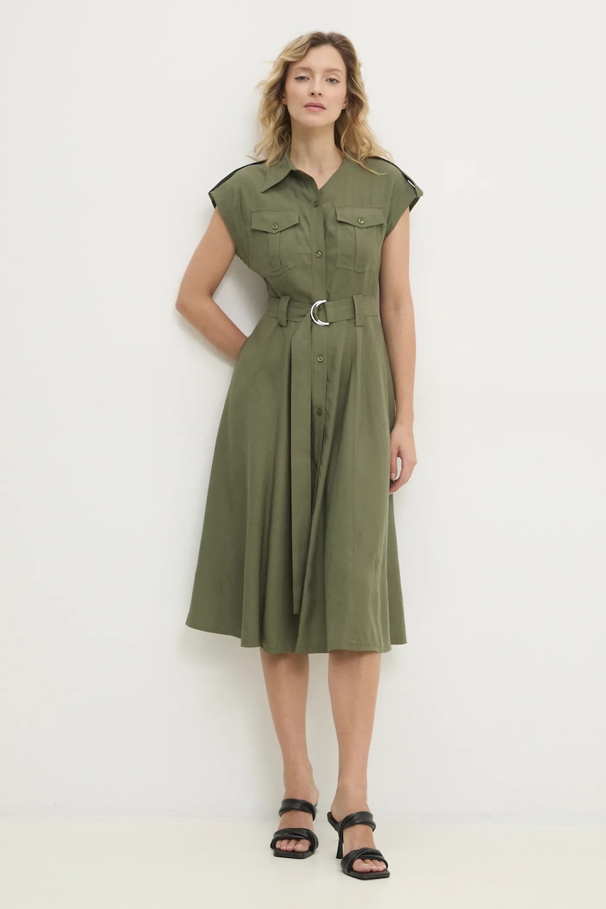 Answear Lab rochie culoarea verde
