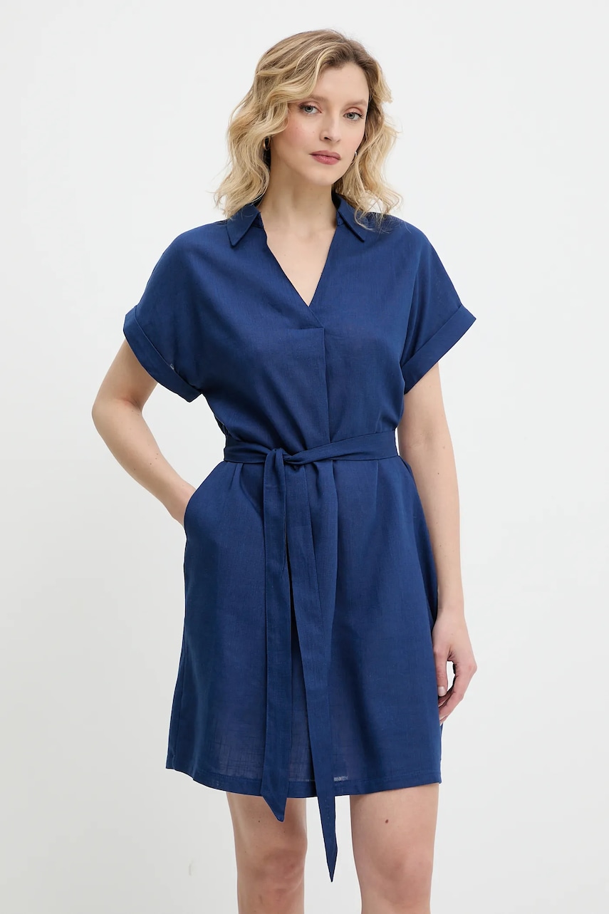 Answear Lab rochie de cașmir culoarea bleumarin