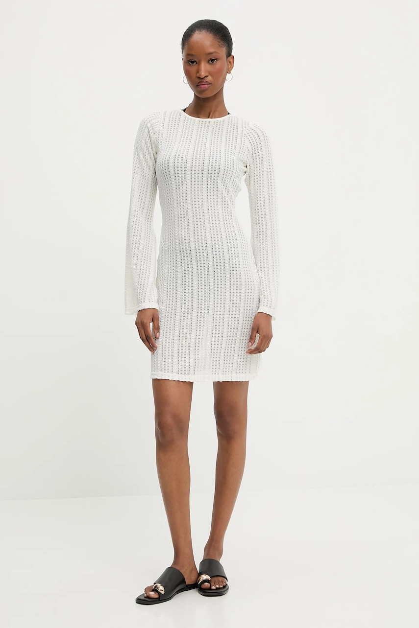 Answear Lab rochie de plajă culoarea bej