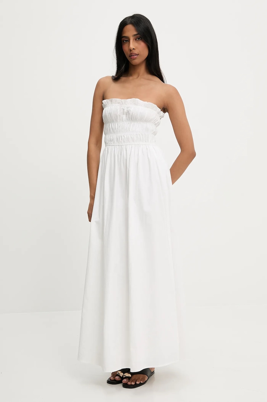 Answear Lab rochie din bumbac culoarea alb