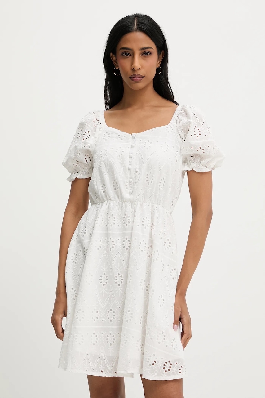 Answear Lab rochie din bumbac culoarea alb