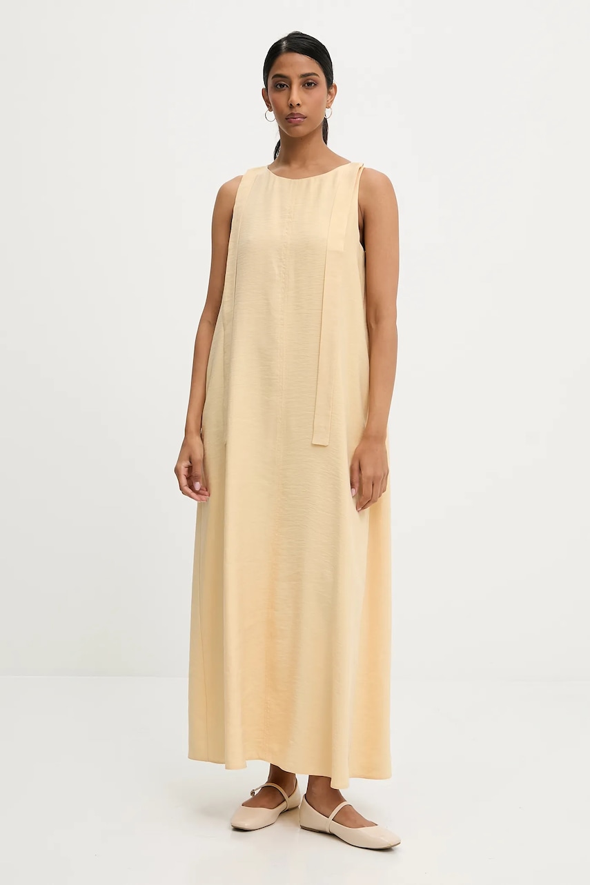 Answear Lab rochie din bumbac culoarea galben