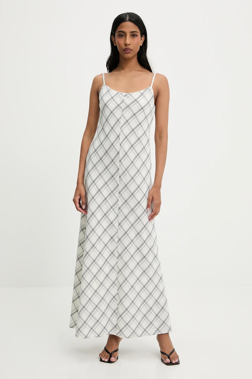 Answear Lab rochie din bumbac culoarea gri