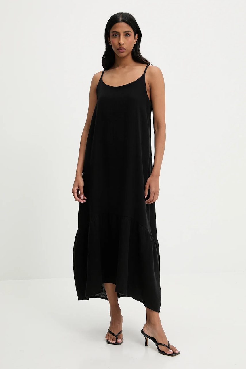 Answear Lab rochie din bumbac culoarea negru