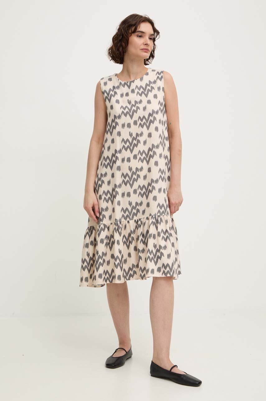 Answear Lab rochie din bumbac culoarea negru