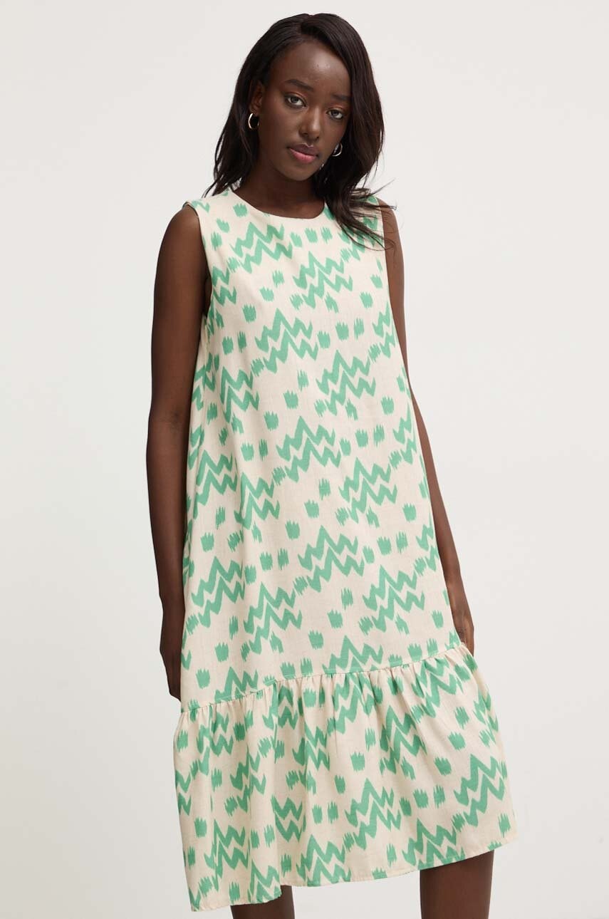 Answear Lab rochie din bumbac culoarea verde