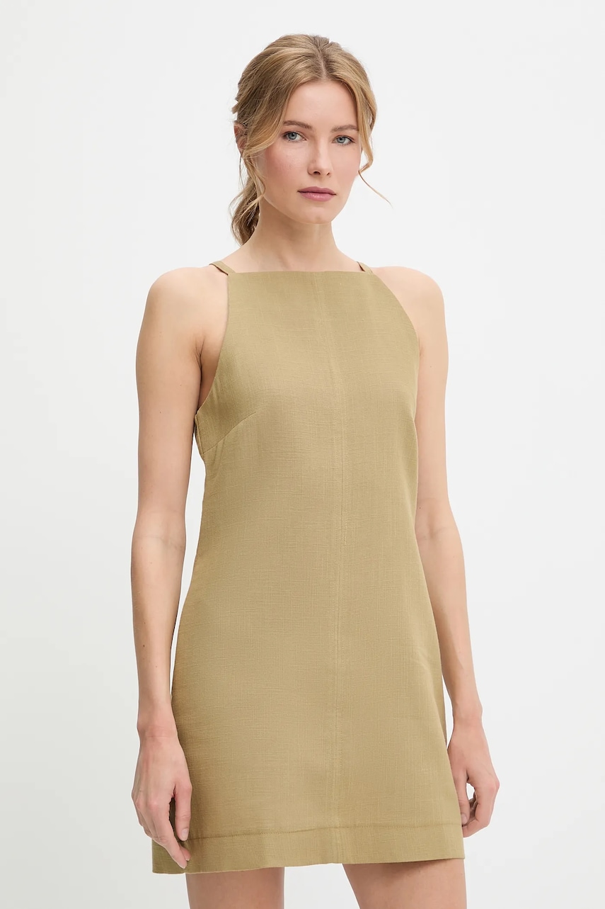 Answear Lab rochie din bumbac culoarea verde
