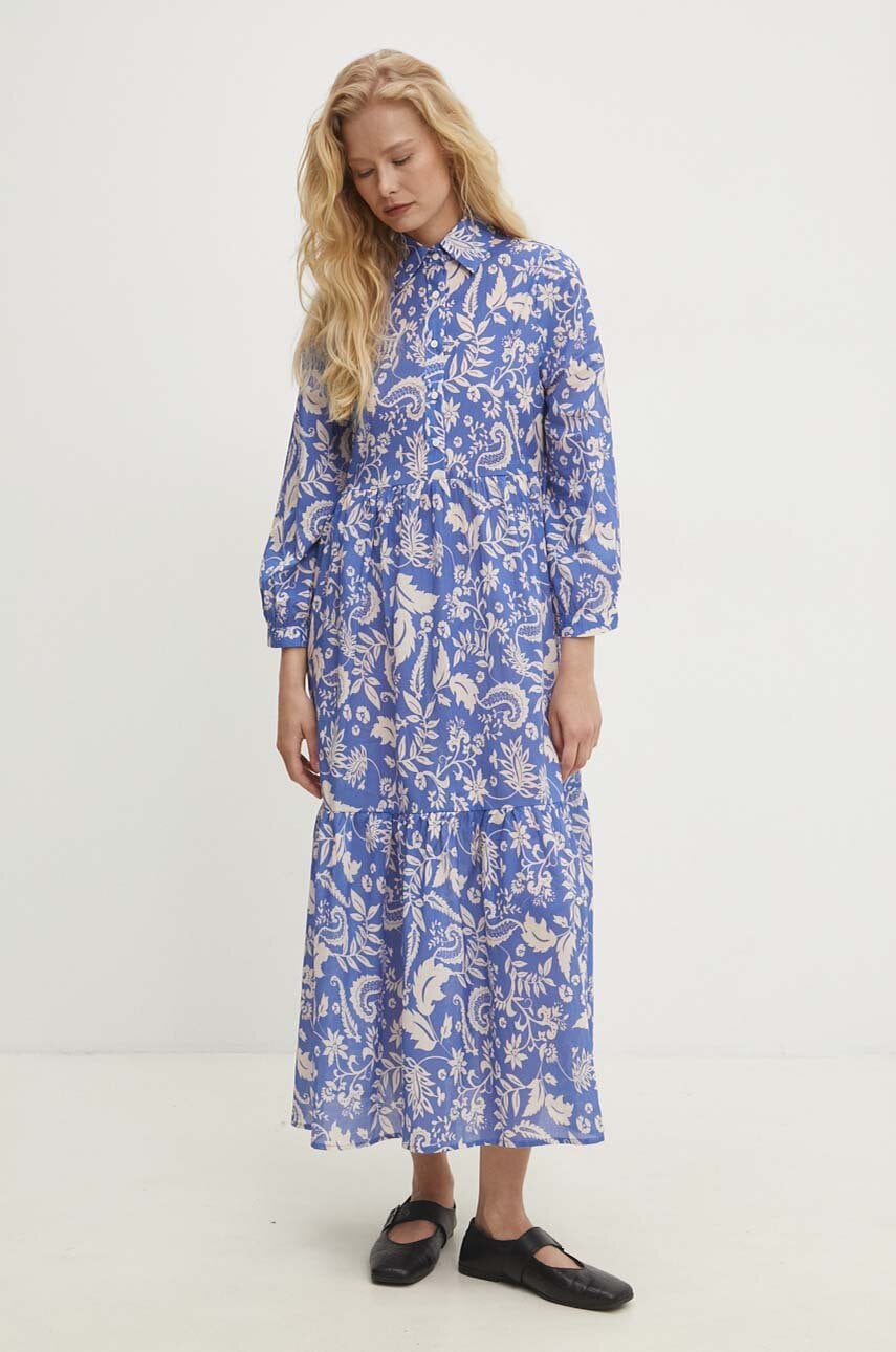 Answear Lab rochie din bumbac midi