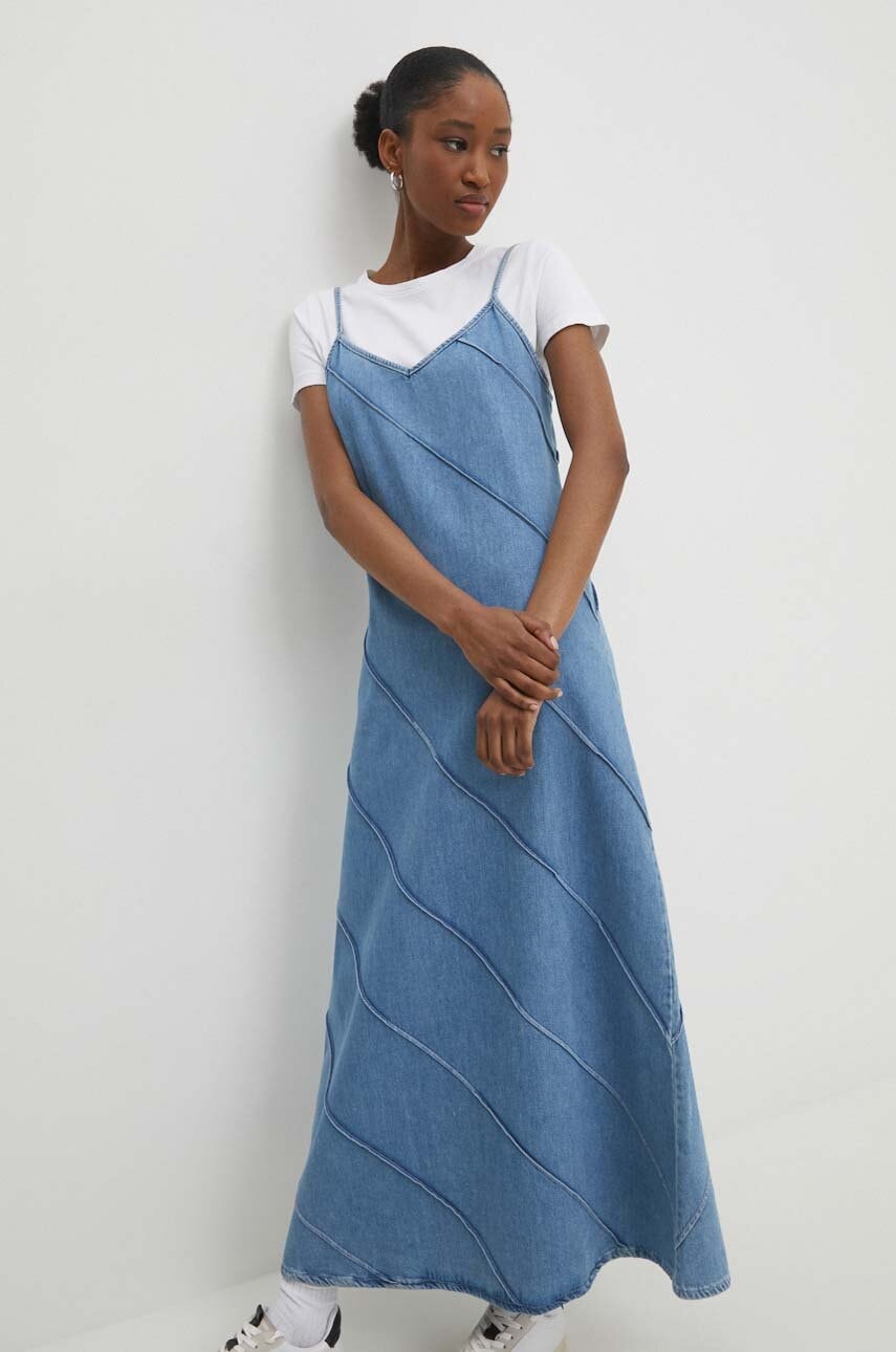 Answear Lab rochie din denim maxi