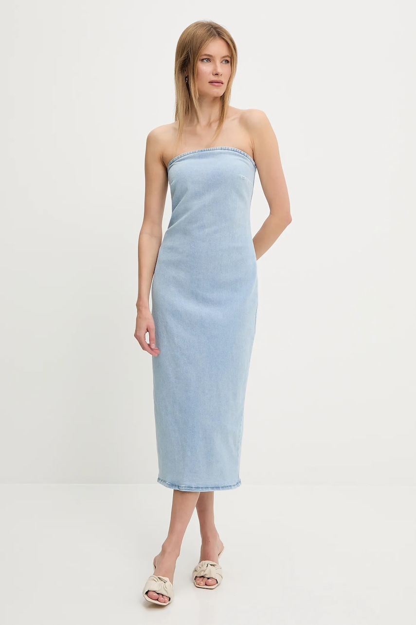 Answear Lab rochie din denim midi