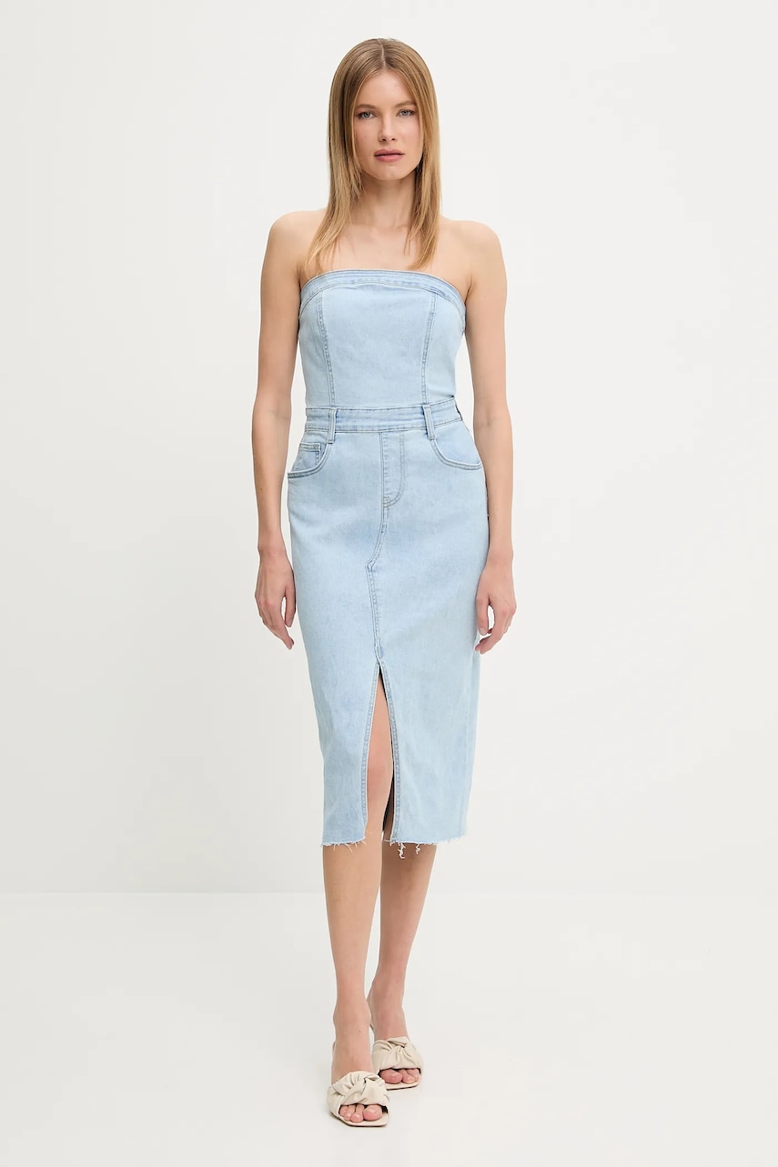 Answear Lab rochie din denim midi