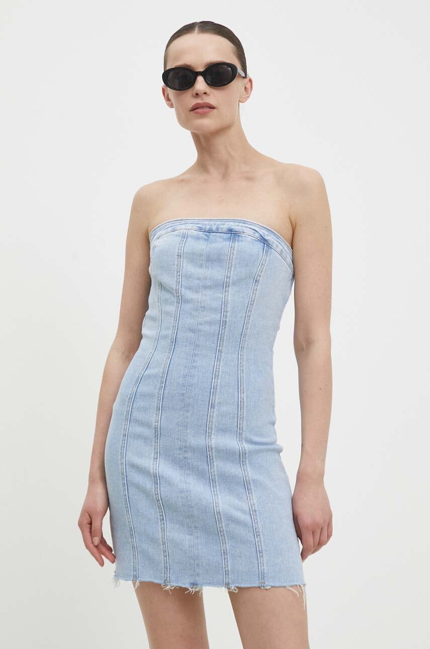 Answear Lab rochie din denim mini