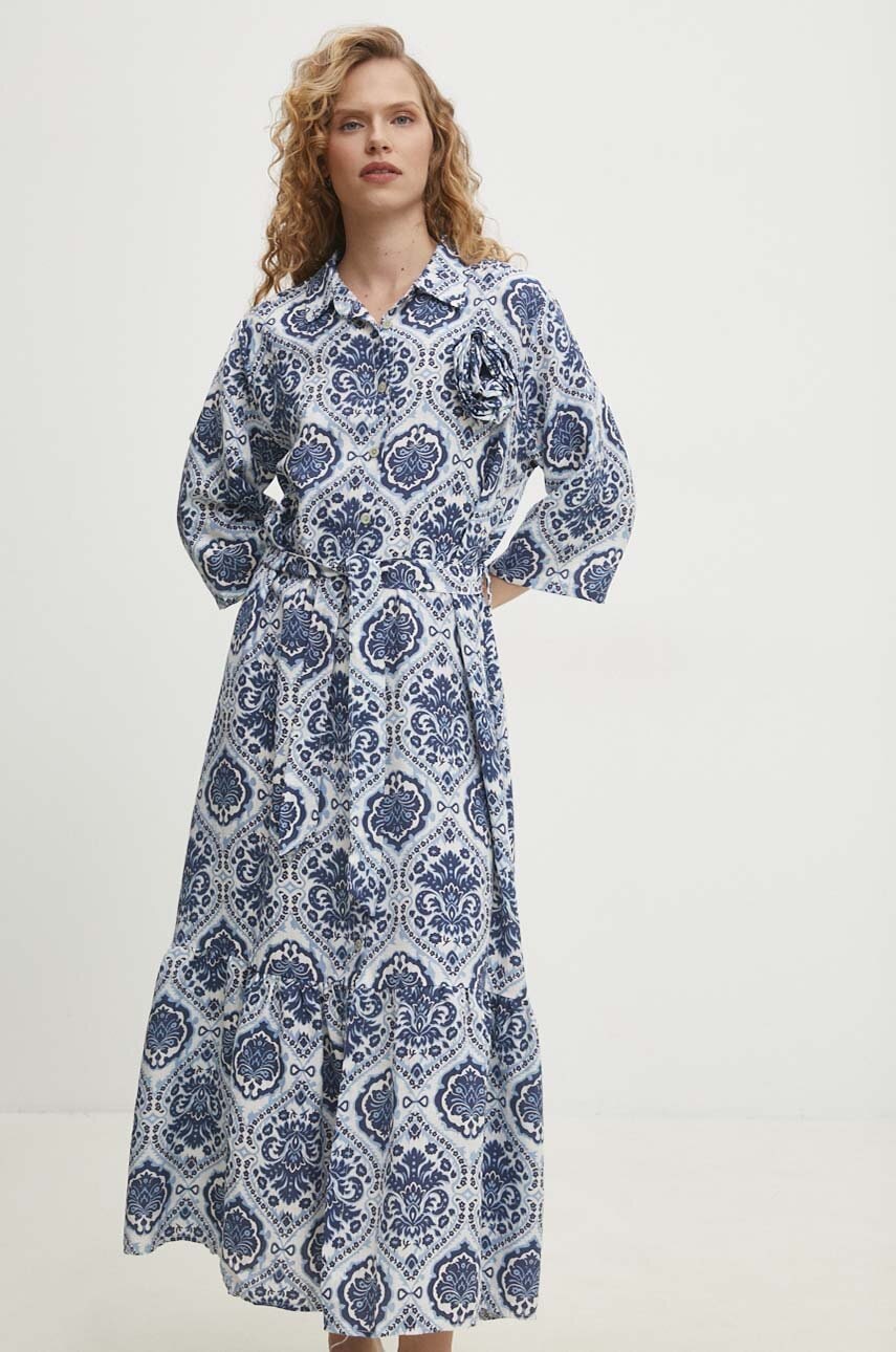Answear Lab rochie din in maxi