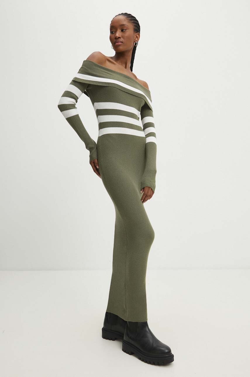 Answear Lab rochie din lână culoarea verde