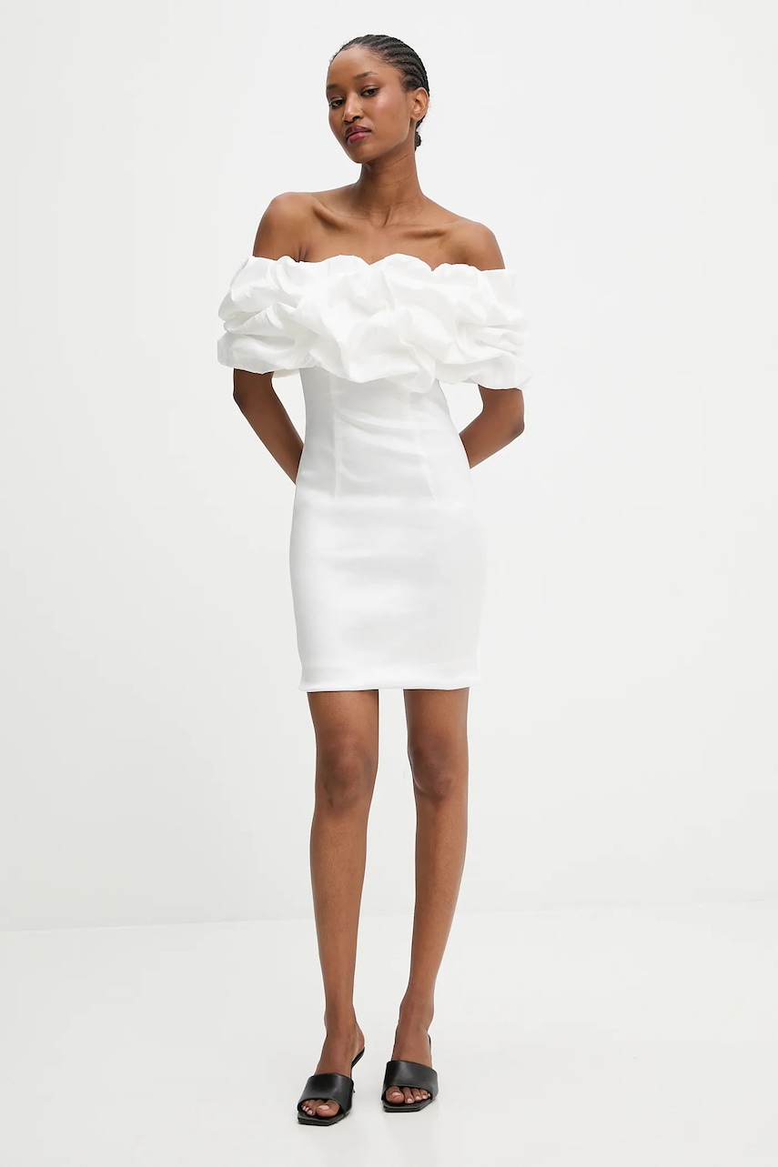 Answear.LAB rochie culoarea alb