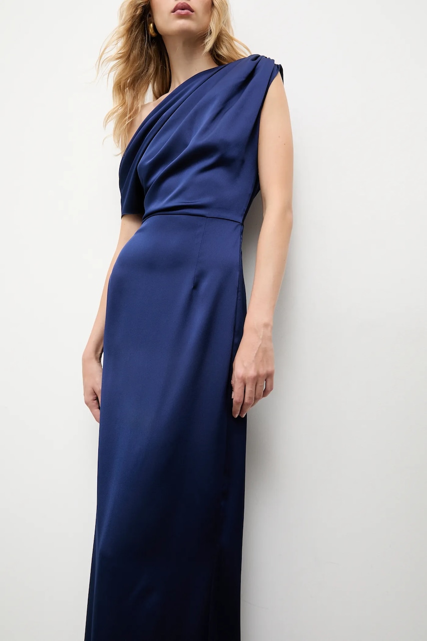 Answear.LAB rochie culoarea albastru marin