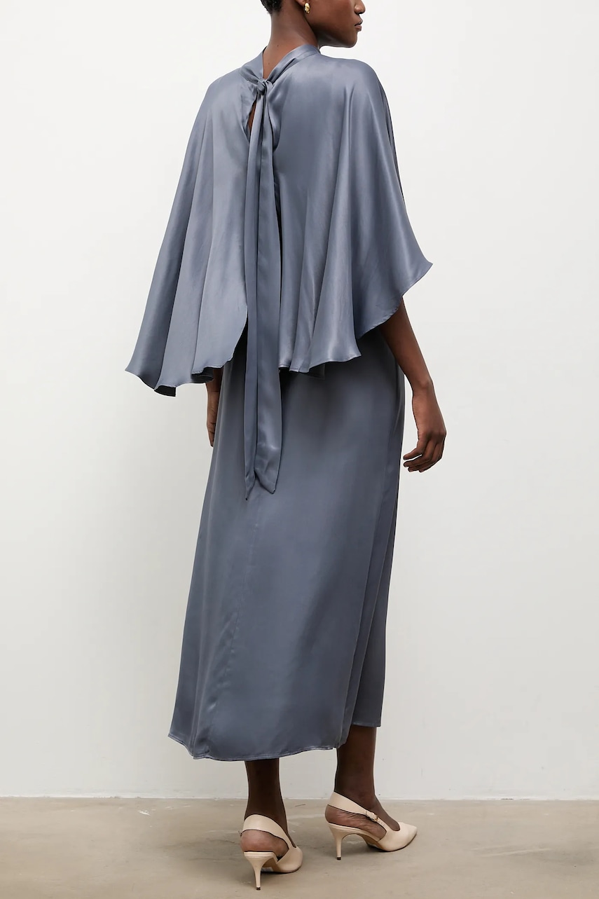 Answear.LAB rochie culoarea albastru marin