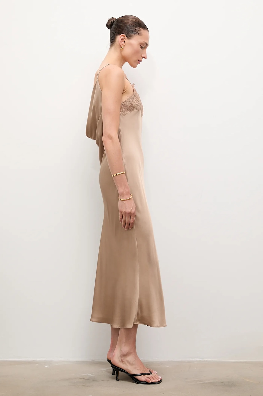Answear.LAB rochie culoarea bej