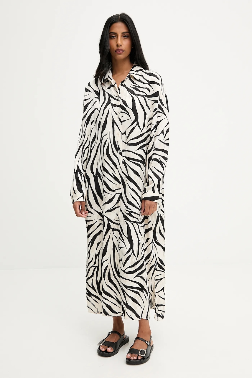 Answear.LAB rochie culoarea bej