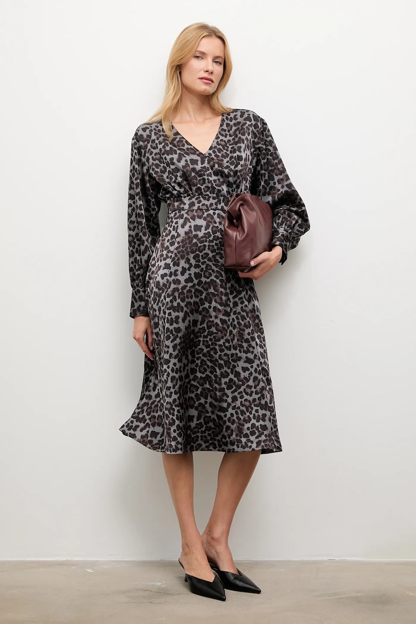 Answear.LAB rochie culoarea gri