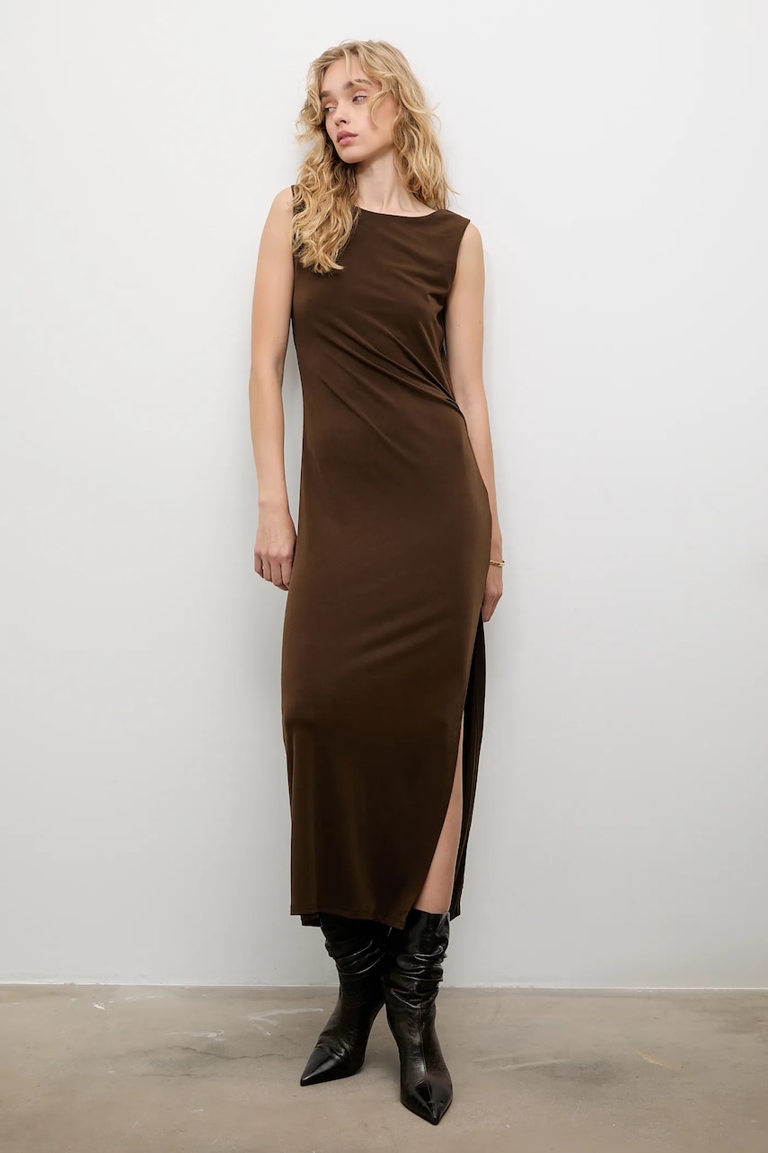Answear.LAB rochie culoarea maro