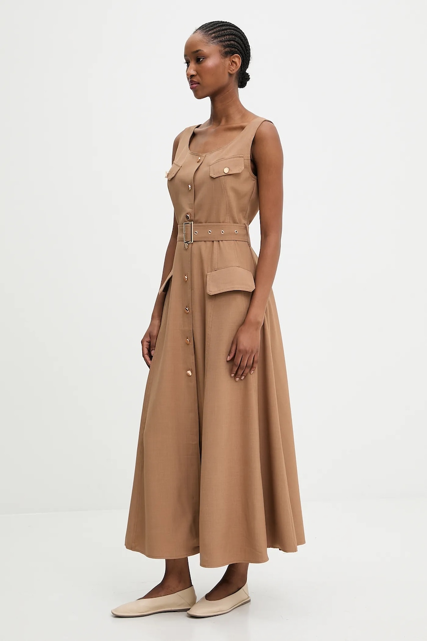Answear.LAB rochie culoarea maro