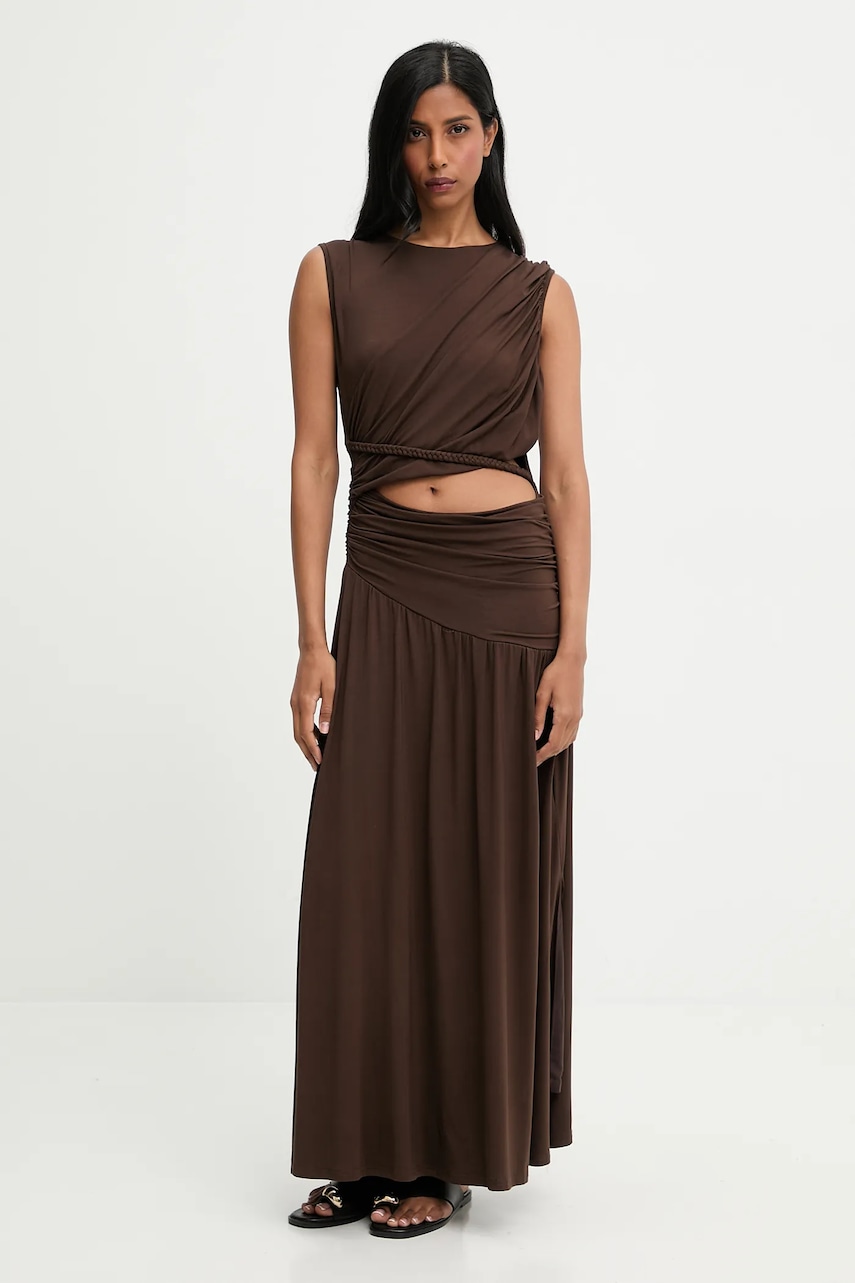 Answear.LAB rochie culoarea maro