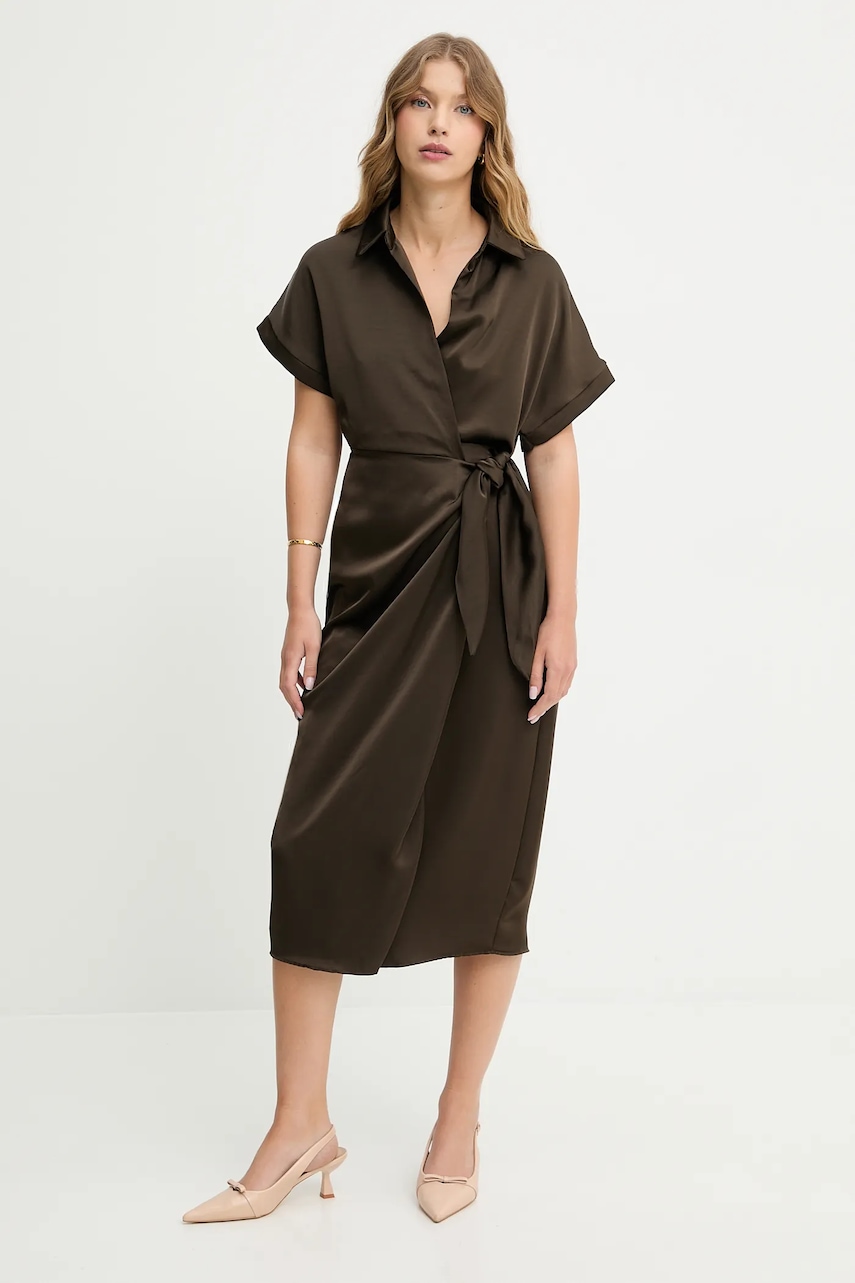 Answear.LAB rochie culoarea maro