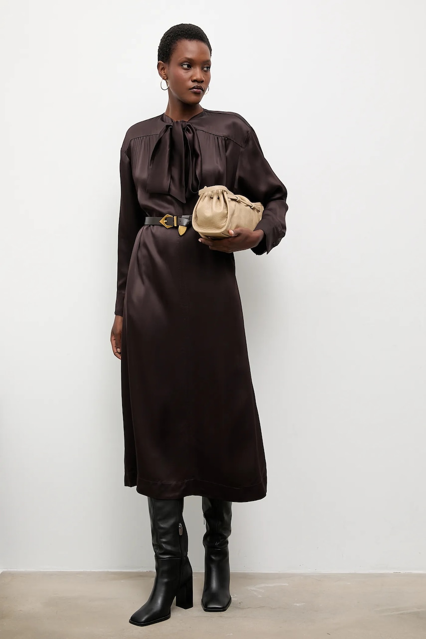 Answear.LAB rochie culoarea maro