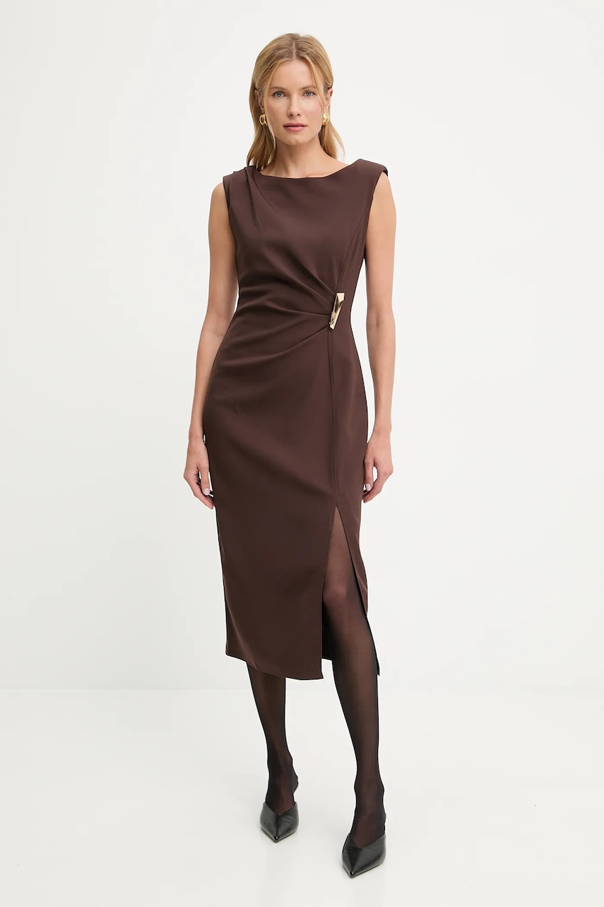 Answear.LAB rochie culoarea maro