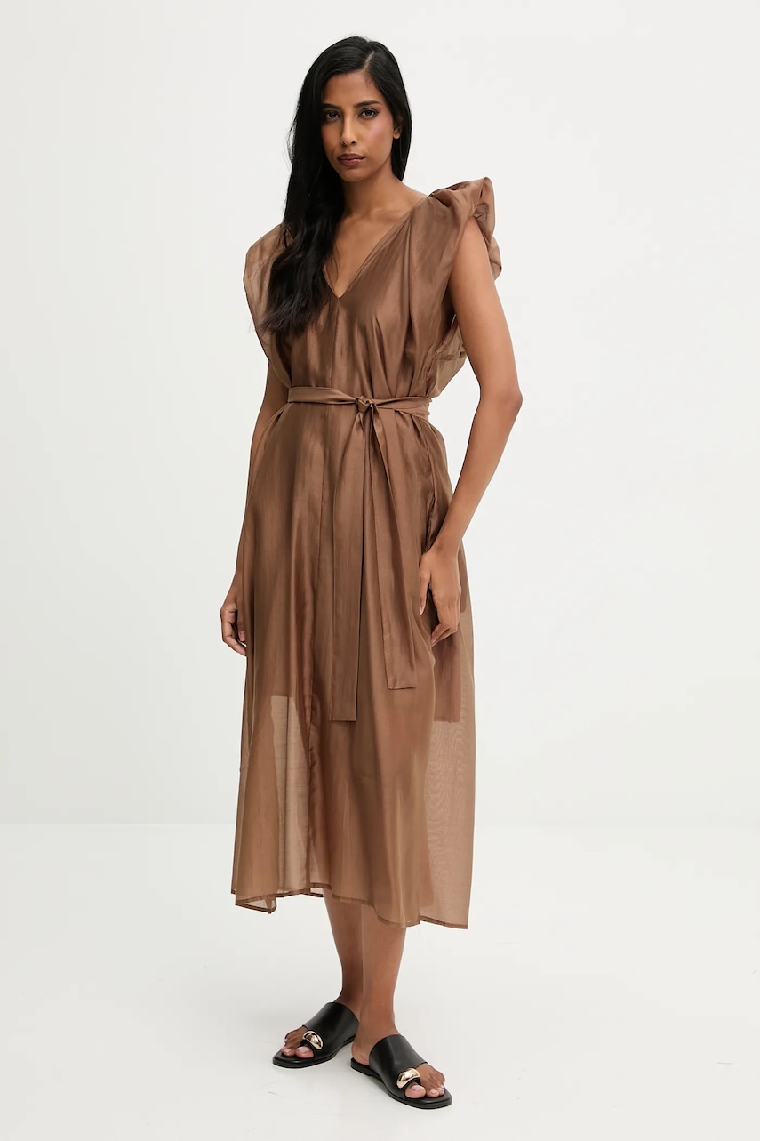 Answear.LAB rochie culoarea maro