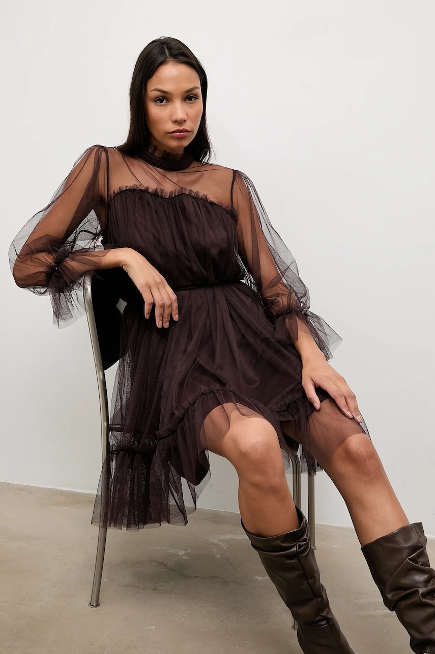 Answear.LAB rochie culoarea maro