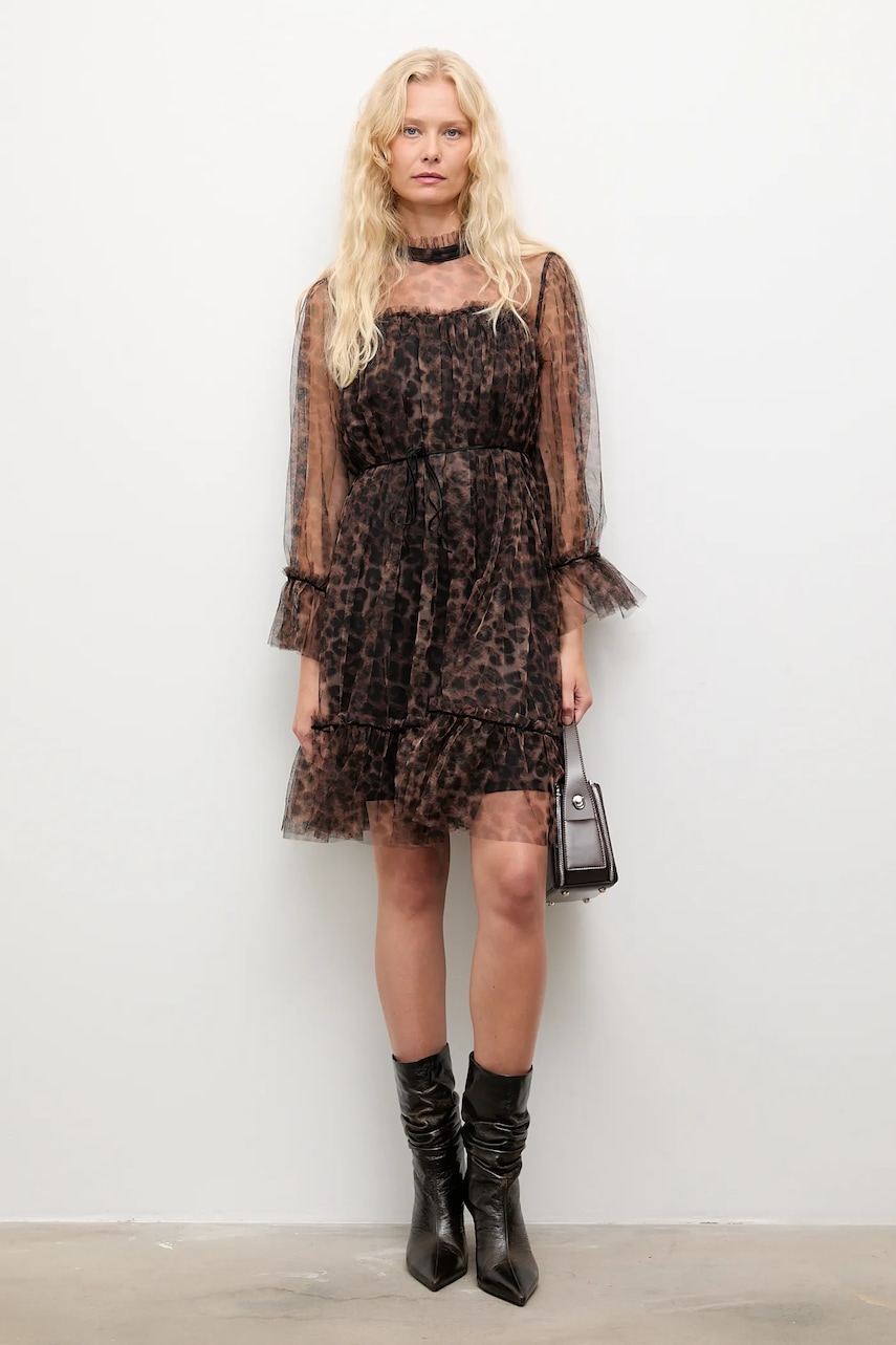 Answear.LAB rochie culoarea maro