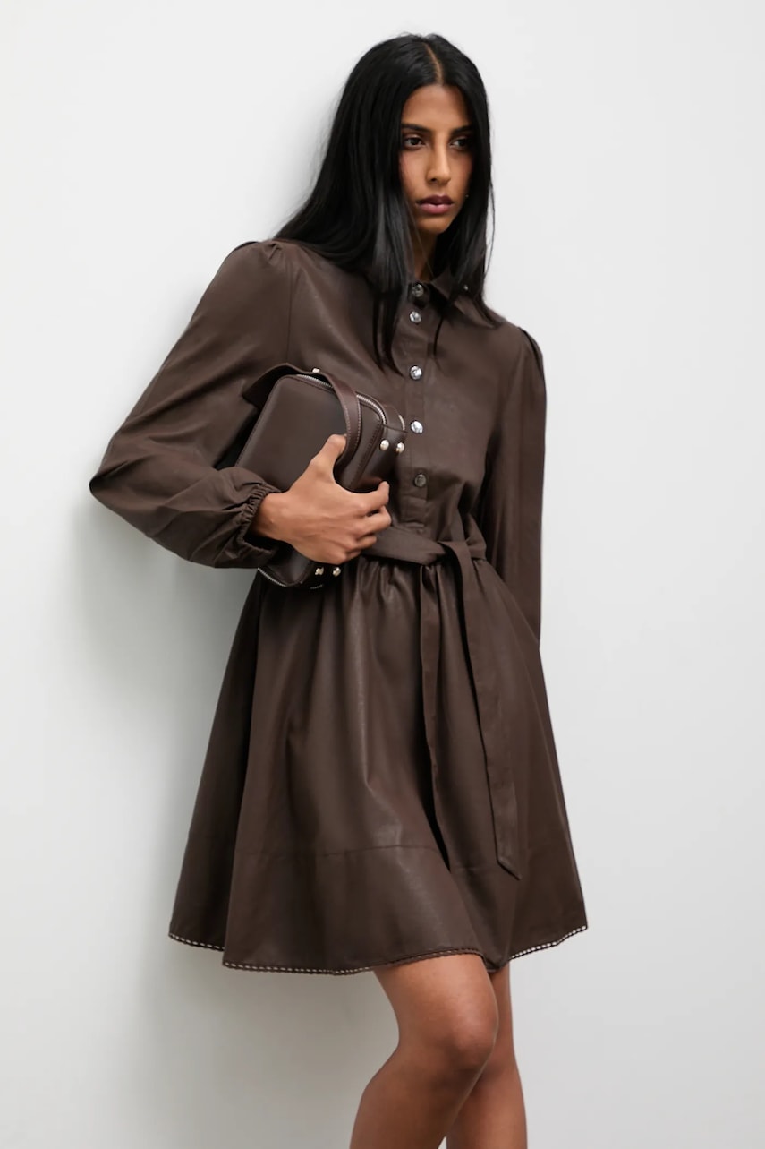 Answear.LAB rochie culoarea maro