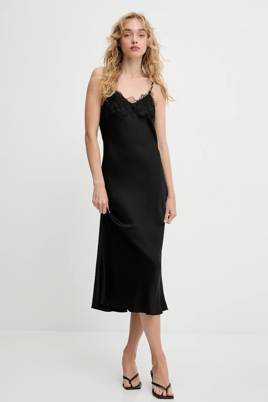 Answear.LAB rochie culoarea negru