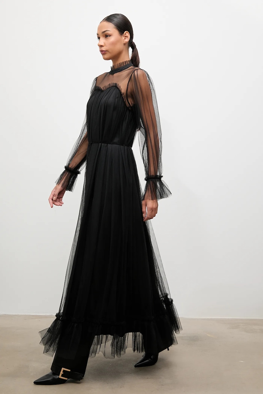 Answear.LAB rochie culoarea negru