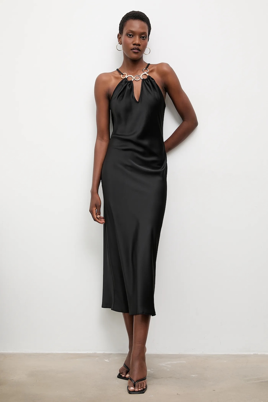 Answear.LAB rochie culoarea negru
