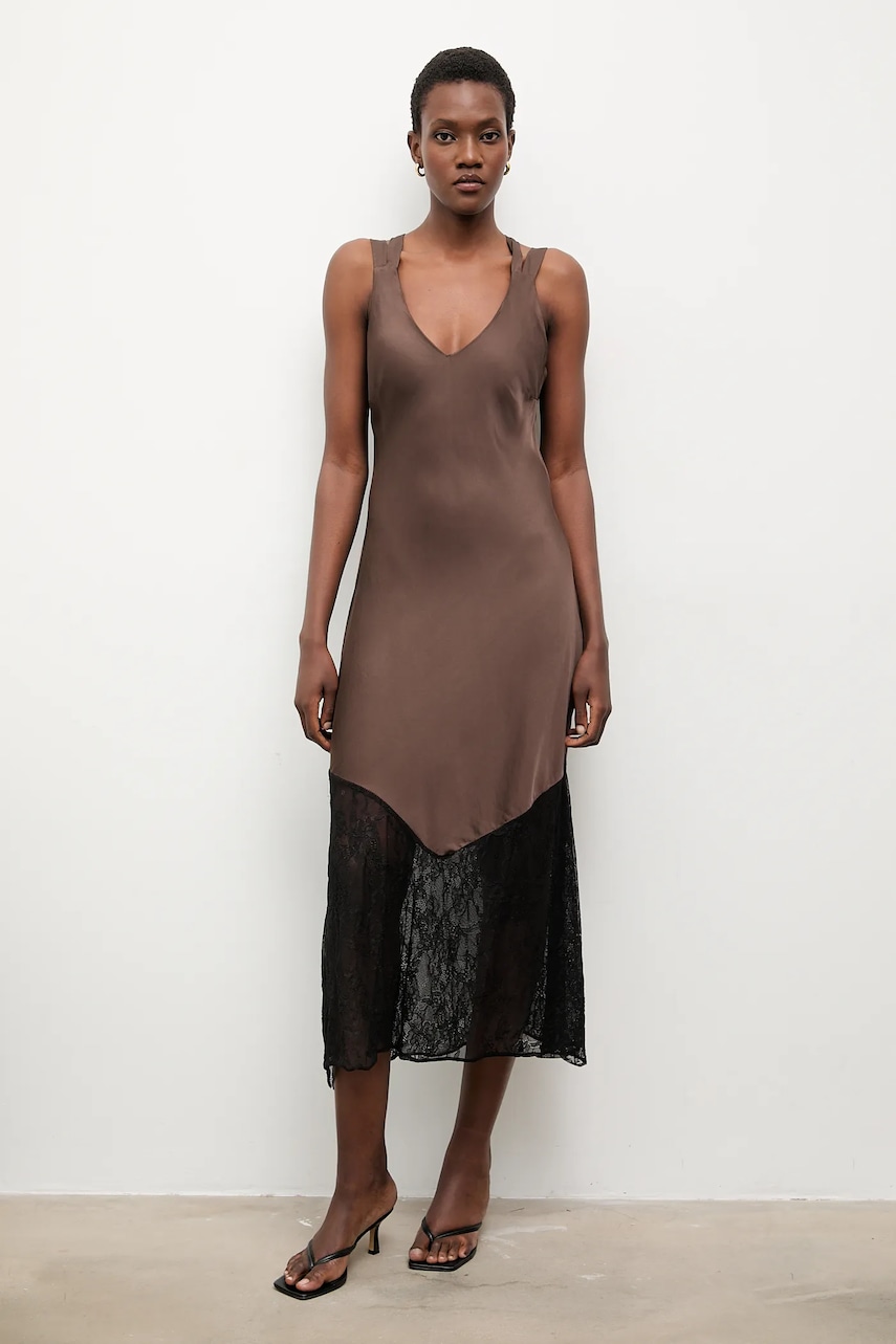 Answear.LAB rochie culoarea negru