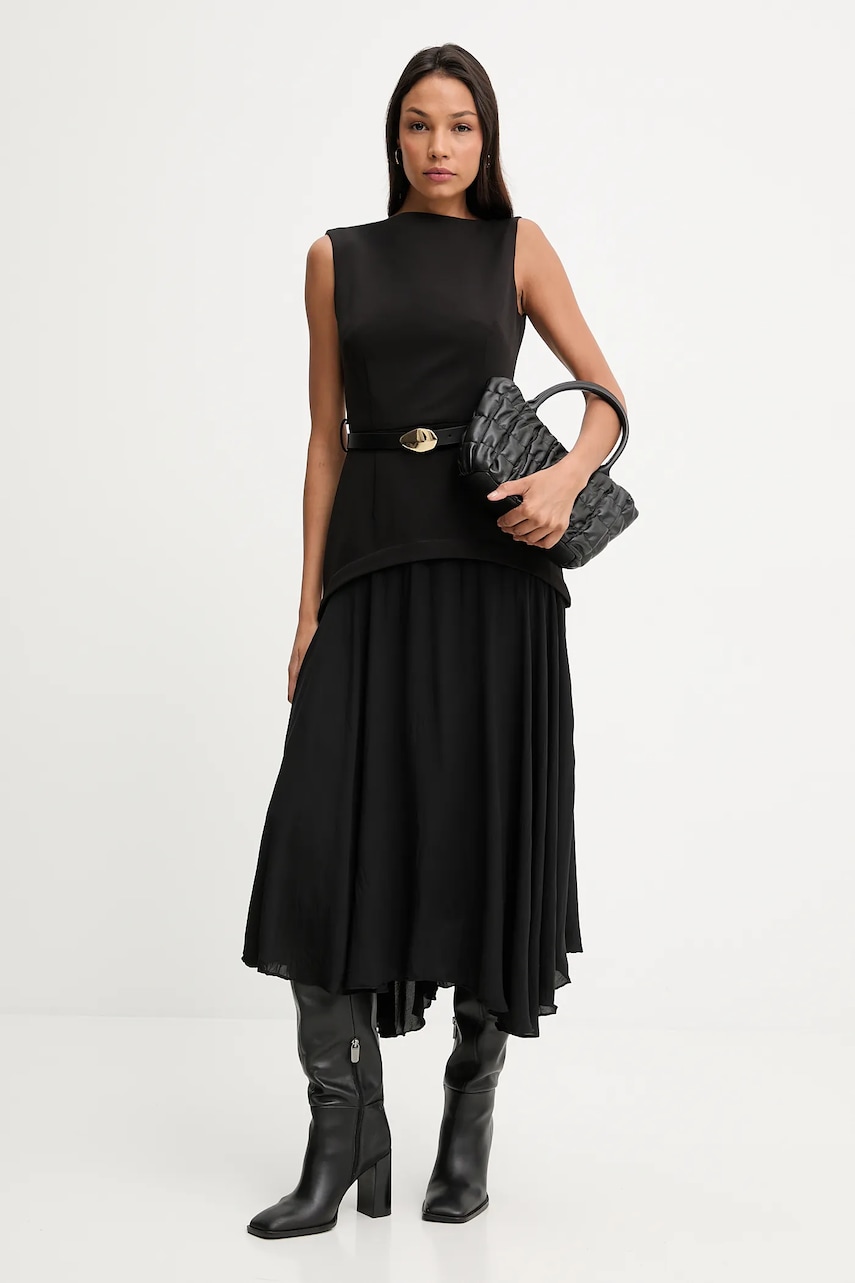 Answear.LAB rochie culoarea negru