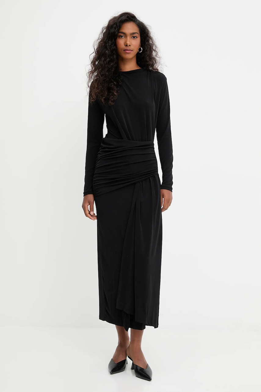 Answear.LAB rochie culoarea negru