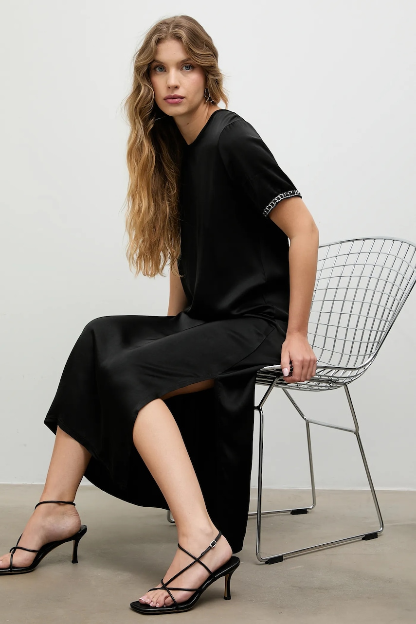 Answear.LAB rochie culoarea negru