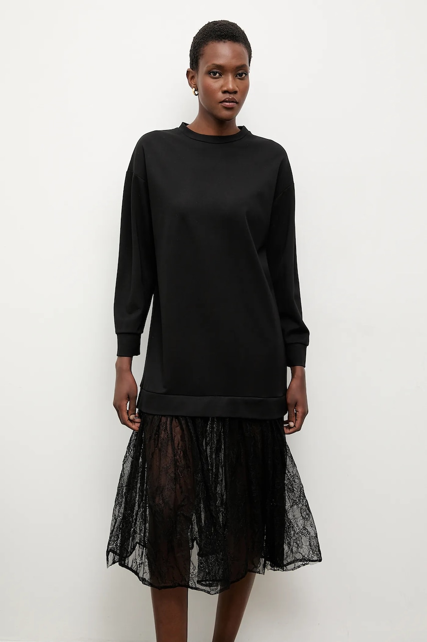 Answear.LAB rochie culoarea negru