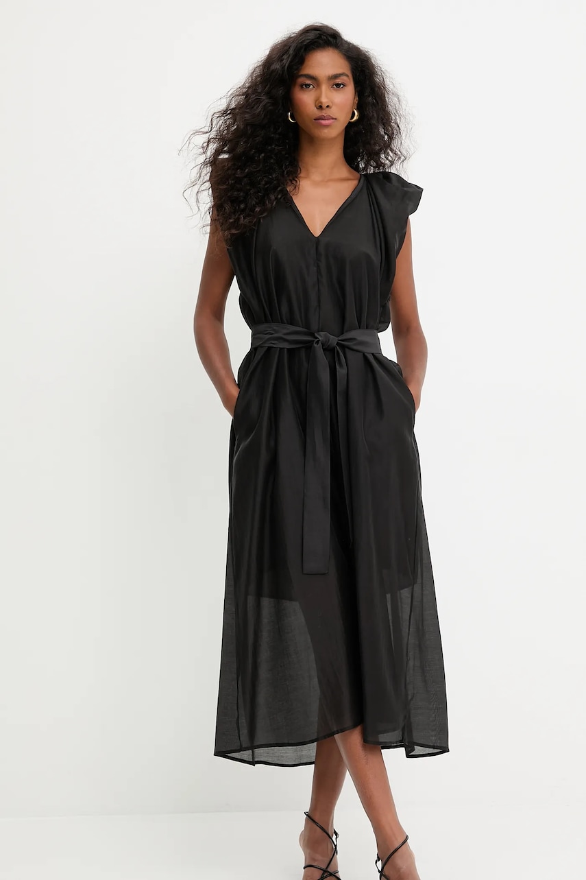 Answear.LAB rochie culoarea negru